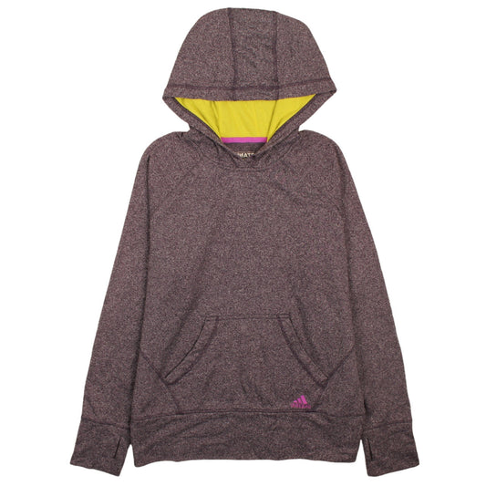 Adidas Womens Purple Hoodie XL Pullover Long Sleeve Sportswear