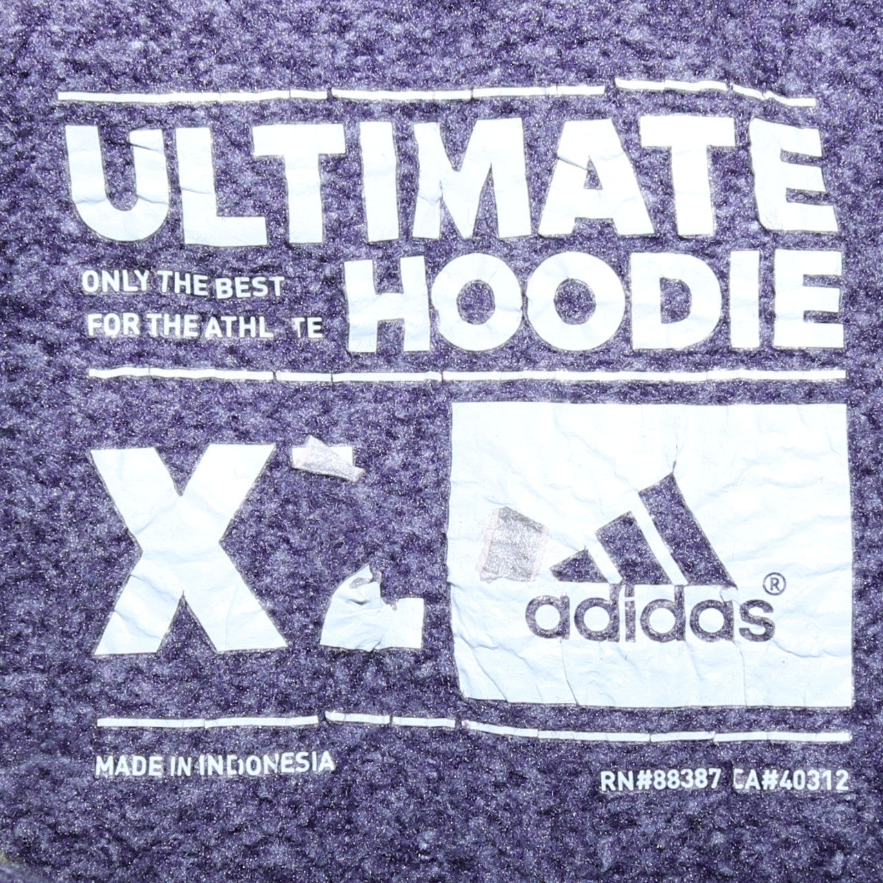 Adidas Womens Purple Hoodie XL Pullover Long Sleeve Sportswear
