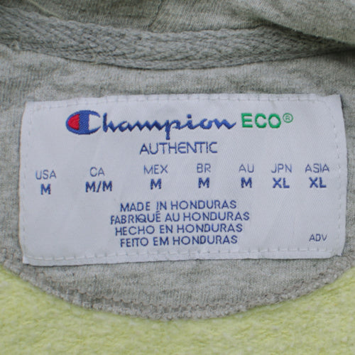 Champion Eco Women's Yellow Full Zip Hoodie Size M