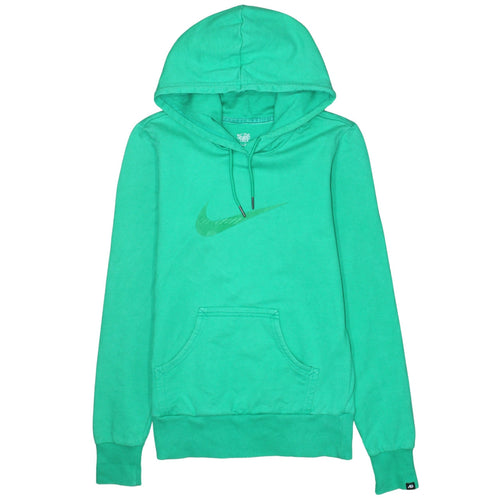 Nike Boys Green Pullover Hoodie M (8-10) Cotton Athletic Dept