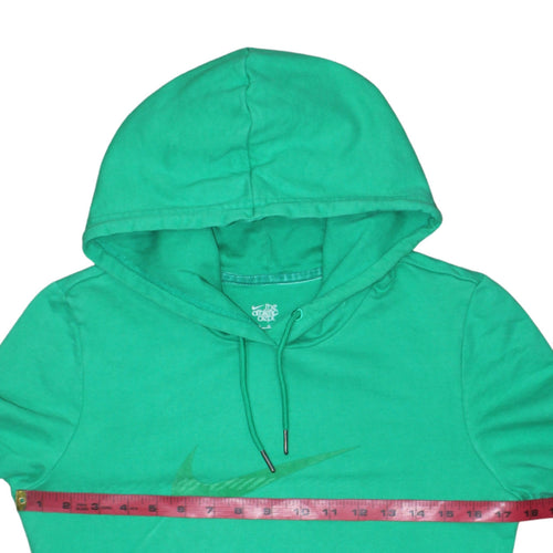 Nike Boys Green Pullover Hoodie M (8-10) Cotton Athletic Dept