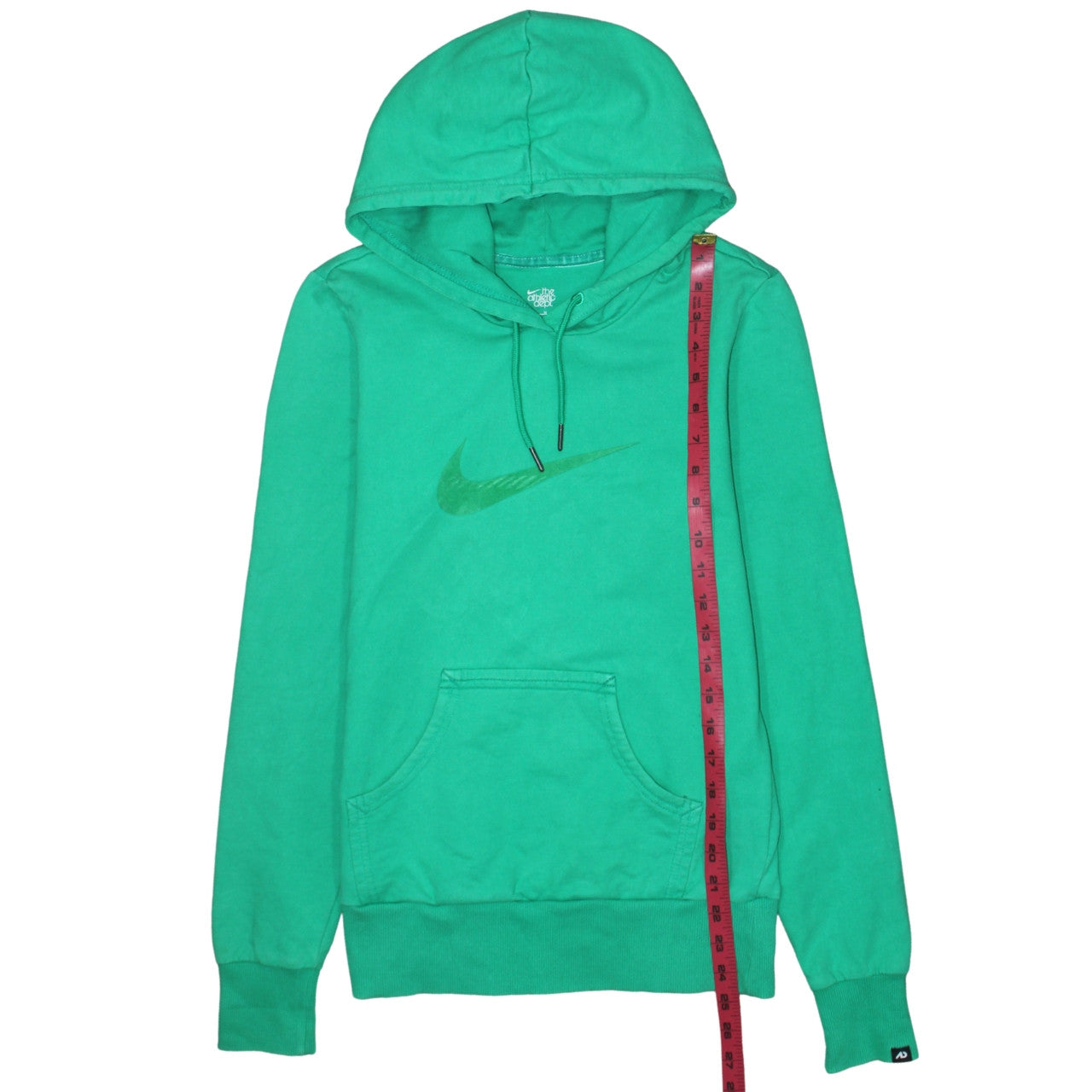 Nike Boys Green Pullover Hoodie M (8-10) Cotton Athletic Dept