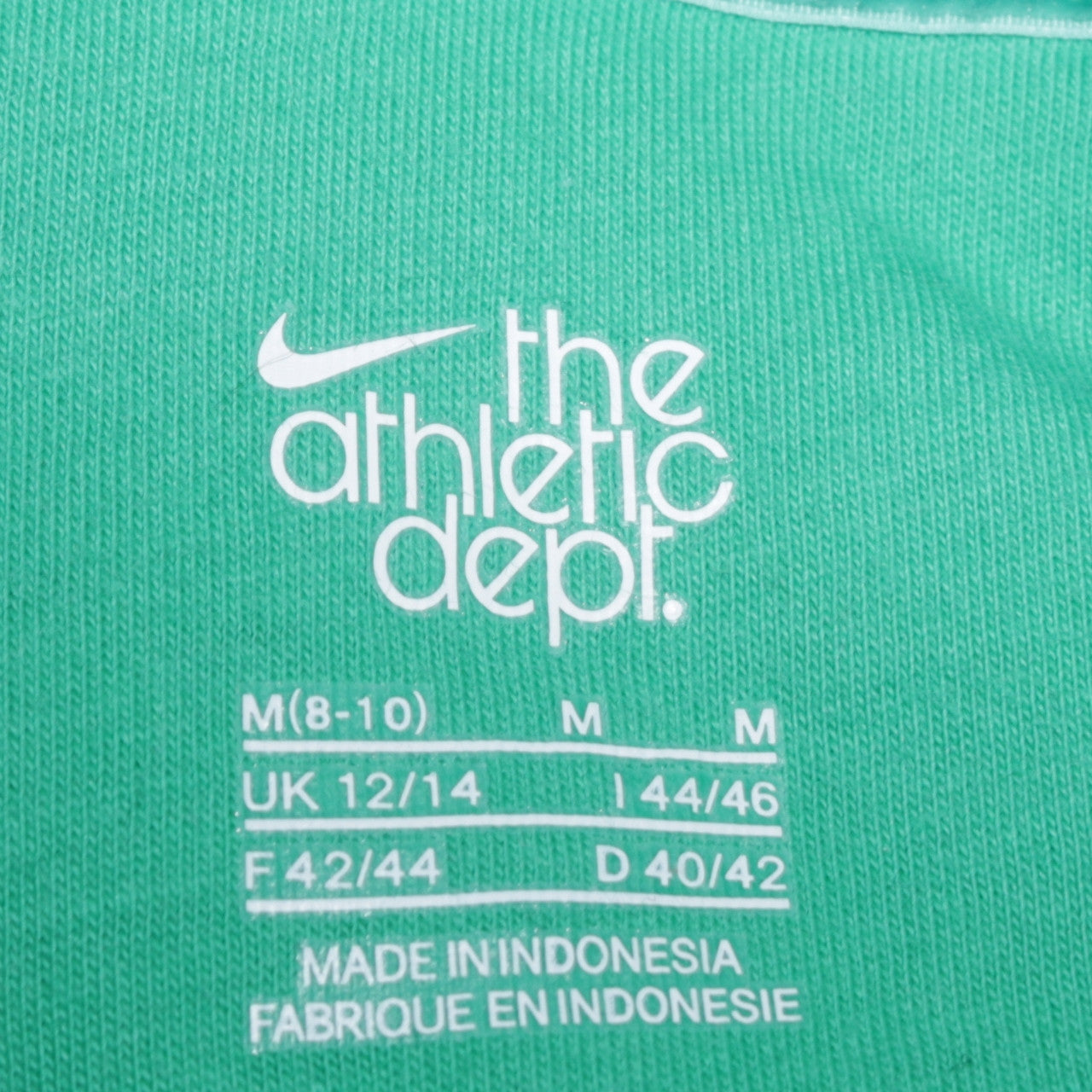 Nike Boys Green Pullover Hoodie M (8-10) Cotton Athletic Dept