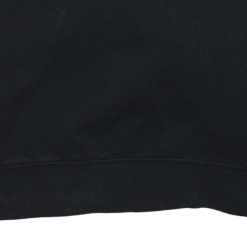 Nike Boys Black Pullover Sweatshirt M 11-12 Years Embroidered Logo Fleece
