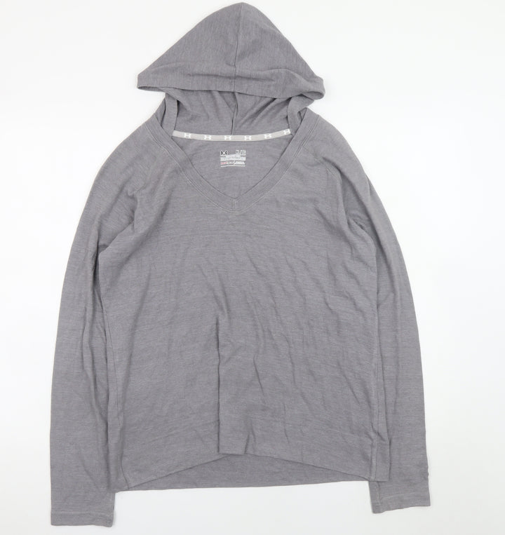 Under Armour Men's Grey XL Lightweight V-Neck Pullover Hoodie