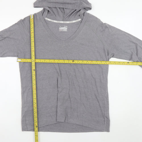 Under Armour Men's Grey XL Lightweight V-Neck Pullover Hoodie