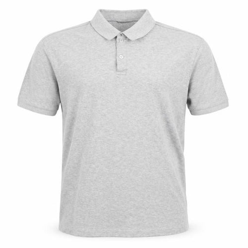 Michael Kors Men's Grey Cotton Short Sleeve Polo Shirt M