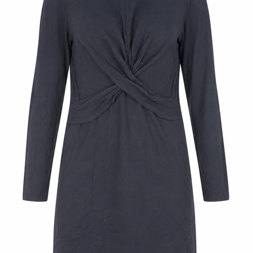 Topshop Women’s Black Size 12 Bodycon Long Sleeve Knee Length Dress