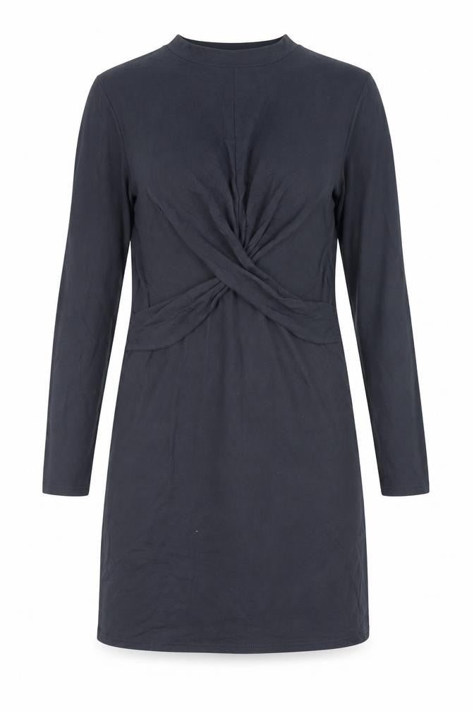 Topshop Women’s Black Size 12 Bodycon Long Sleeve Knee Length Dress