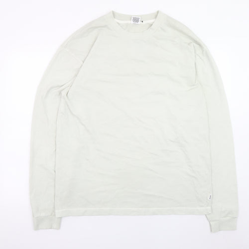 Bonds Mens Beige Crew Neck Long Sleeve Sweatshirt XL Cotton