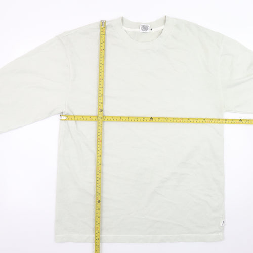 Bonds Mens Beige Crew Neck Long Sleeve Sweatshirt XL Cotton