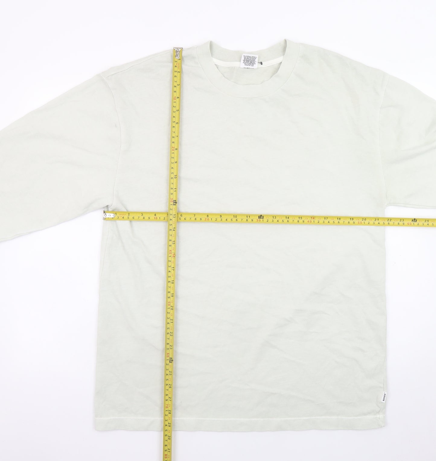 Bonds Mens Beige Crew Neck Long Sleeve Sweatshirt XL Cotton