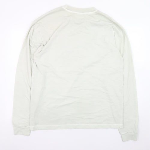 Bonds Mens Beige Crew Neck Long Sleeve Sweatshirt XL Cotton