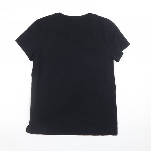 Levi's Women's Black Graphic T-Shirt Size S Short Sleeve Cotton