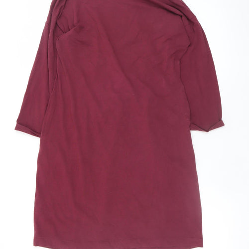 Roman Women Red Size 12 Shift Dress 3/4 Sleeve Knee Length