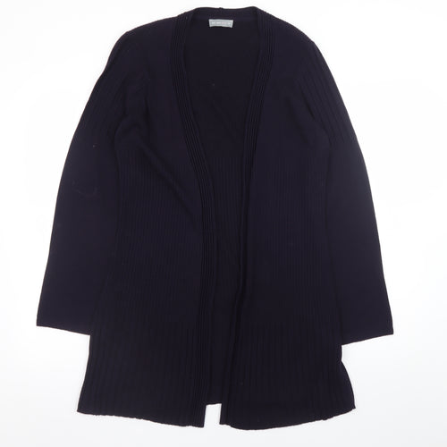 Marks and Spencer Per Una Women Black Size 14 Open Front Long Sleeve Cardigan