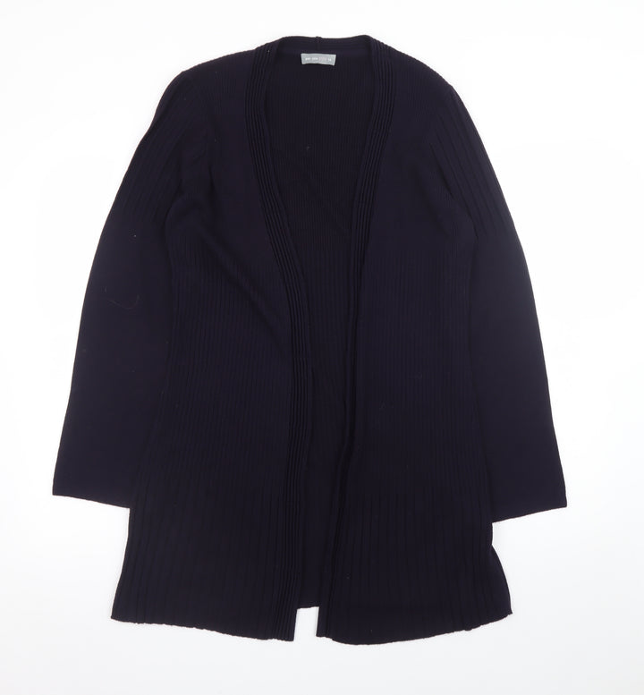 Marks and Spencer Per Una Women Black Size 14 Open Front Long Sleeve Cardigan