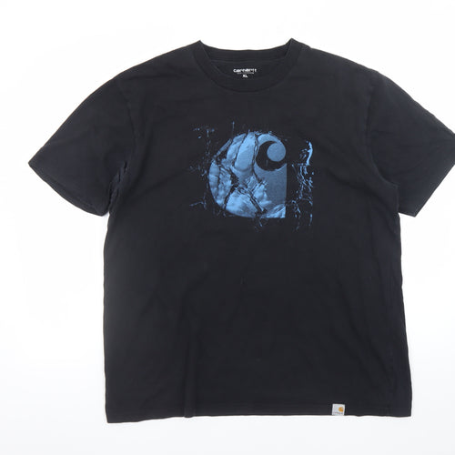 Carhartt Mens Black XL Graphic Print Workwear T-Shirt