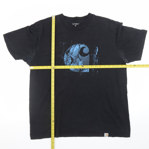 Carhartt Mens Black XL Graphic Print Workwear T-Shirt