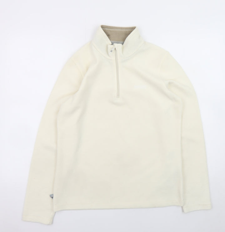 Regatta Women’s Beige 1/2 Zip Fleece Sweatshirt UK 12 Polyester
