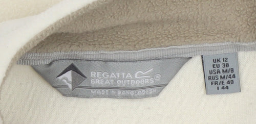 Regatta Women’s Beige 1/2 Zip Fleece Sweatshirt UK 12 Polyester