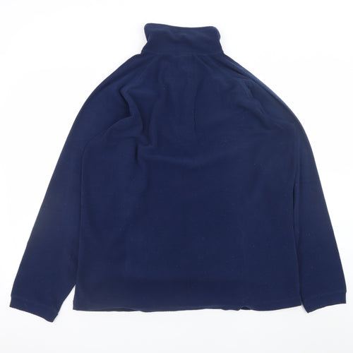 Craghoppers Men's Blue Fleece Half Zip Pullover Sweatshirt M