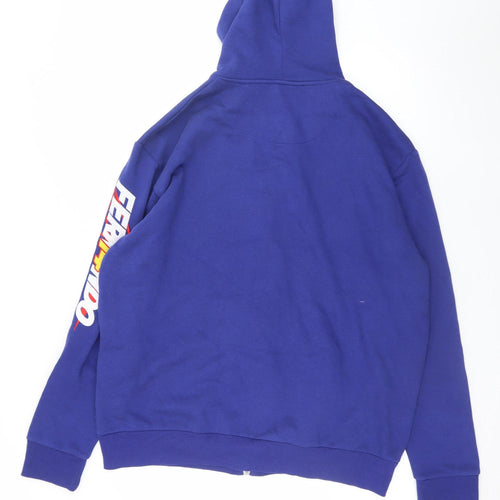 McLaren Men's Blue Full Zip Graphic Racing Hoodie XXL