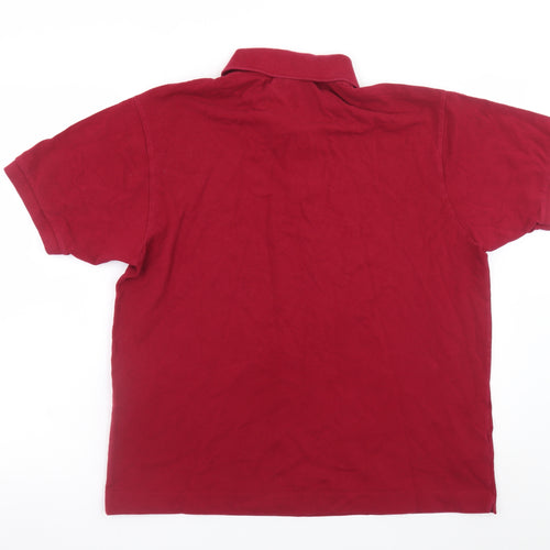 Lacoste Men’s Red Classic Fit Polo Shirt Size XL Cotton