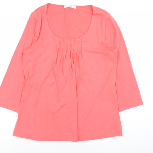 Marks & Spencer Women’s Pink 3/4 Sleeve Tunic Blouse UK 8