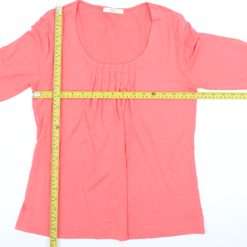 Marks & Spencer Women’s Pink 3/4 Sleeve Tunic Blouse UK 8