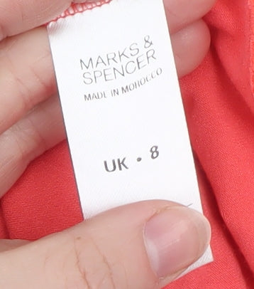 Marks & Spencer Women’s Pink 3/4 Sleeve Tunic Blouse UK 8