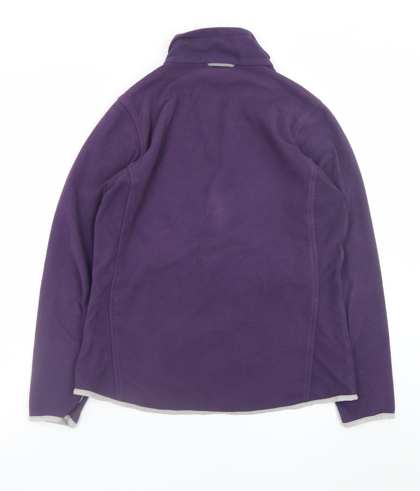 TOG24 Women's Purple Fleece Jacket Size 12/14 Full Zip Casual