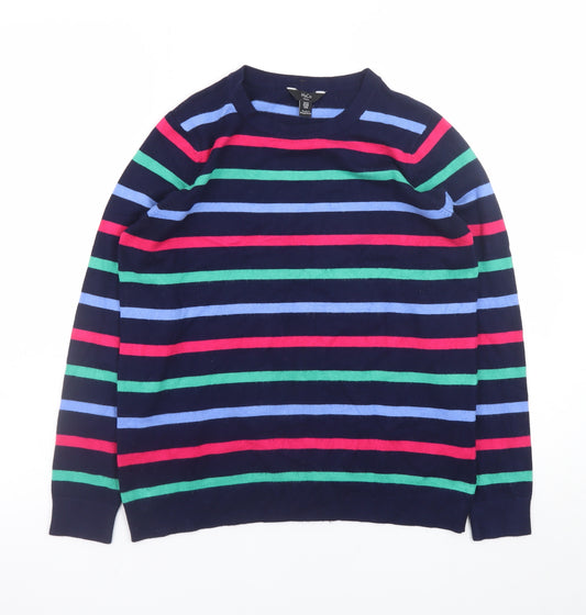 M&Co Women’s Multicoloured Striped Petite Jumper UK12