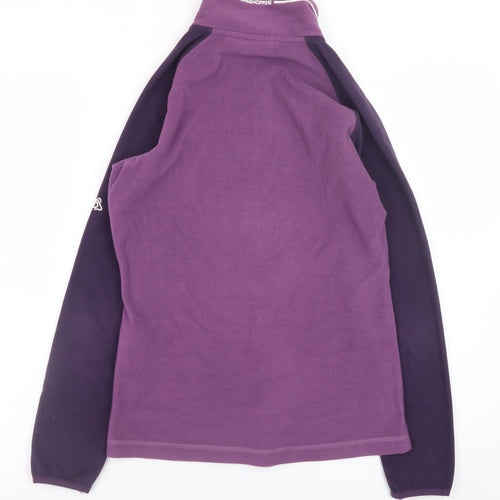 Craghoppers Women's Purple 1/2 Zip Fleece Sweatshirt UK 8