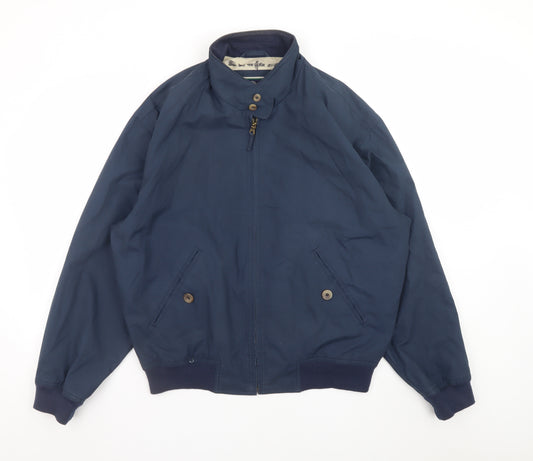 Marks and Spencer Men’s Blue Bomber Jacket M Regular Fit