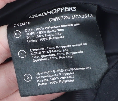 Craghoppers Men's Black 2XL Waterproof GORE-TEX Outdoor Jacket