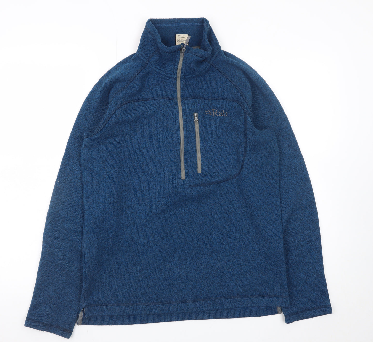Rab Mens Blue Fleece 1/4 Zip Pullover Sweatshirt Size S