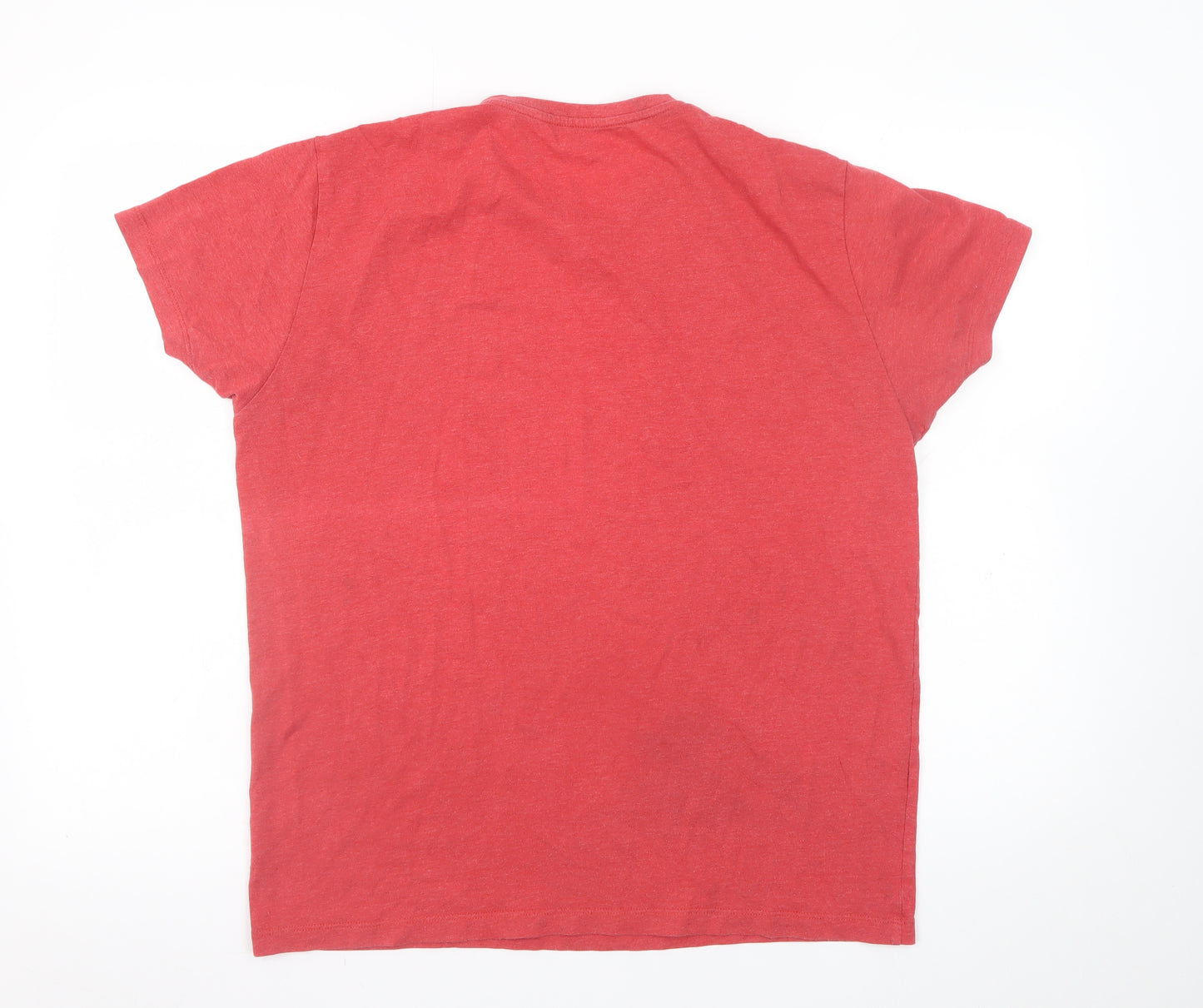 Cedarwood State Men's Red Athletics Graphic Cotton T-Shirt Size M