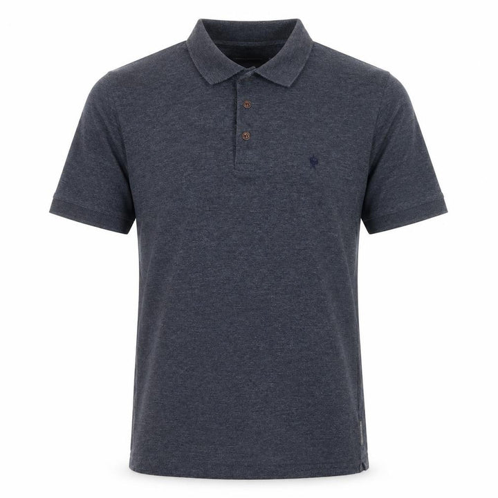 French Connection Men's Grey Cotton Blend Polo Shirt S