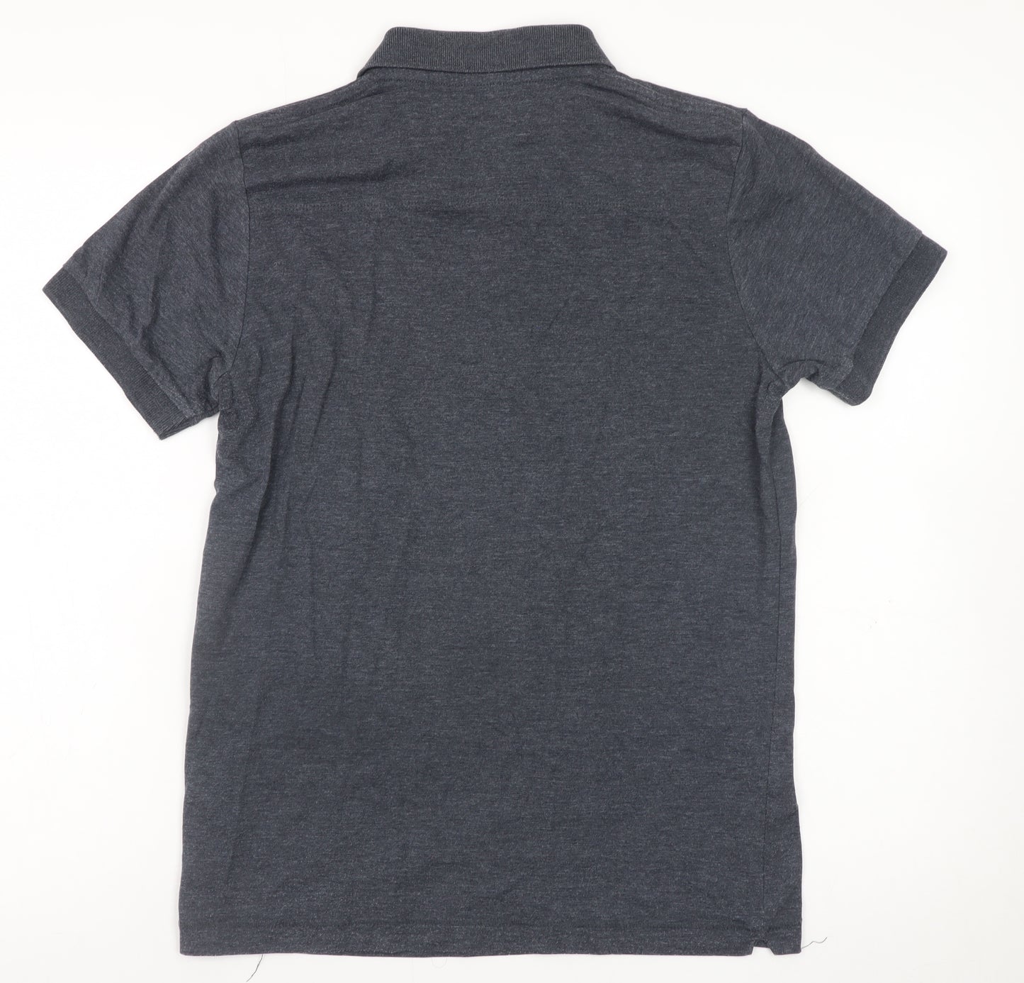 French Connection Men's Grey Cotton Blend Polo Shirt S