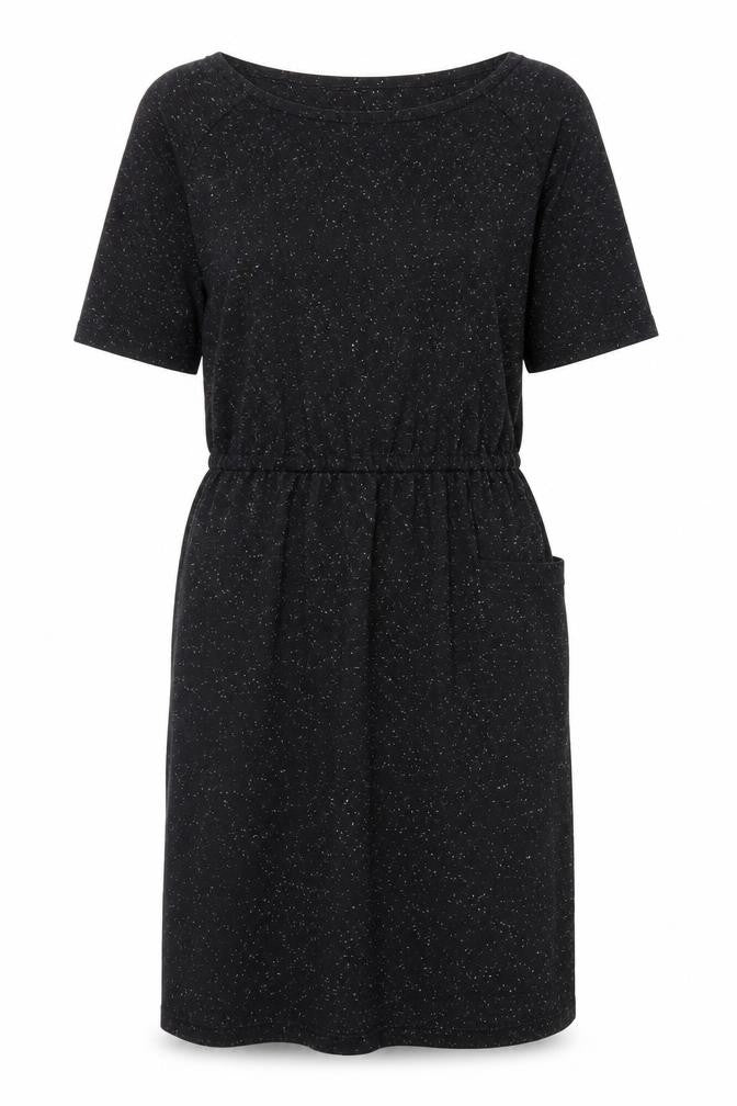 Jacqueline de Yong Womens Black XS Knee Length Shift Dress