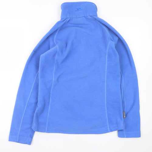Trespass Womens Blue Fleece Pullover Sweatshirt XS 1/2 Zip Outdoor