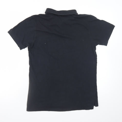 Levi's Men's Black Short Sleeve Cotton Polo Shirt Size S