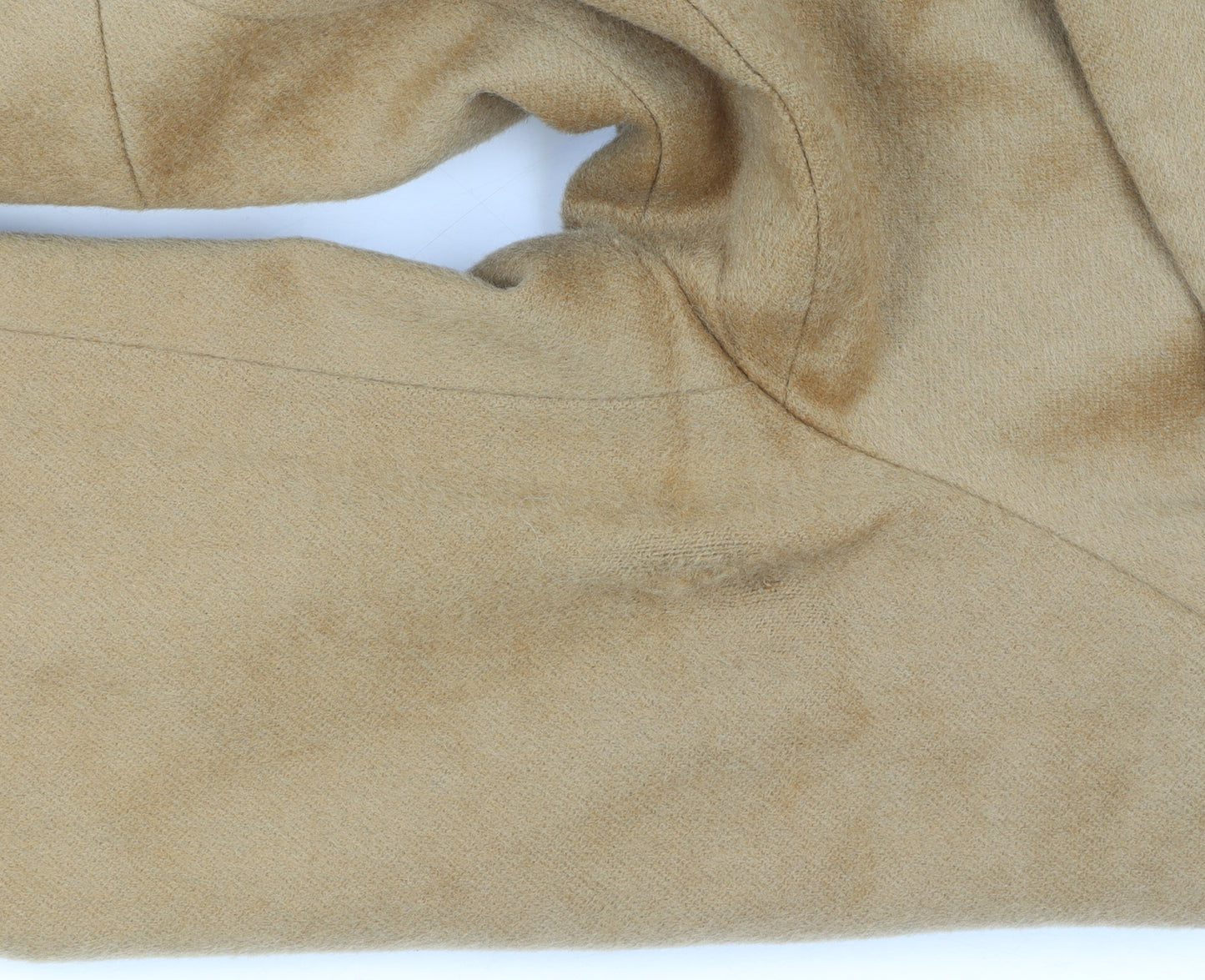 Hobbs Women Beige Wool Double-Breasted Blazer Jacket UK 10
