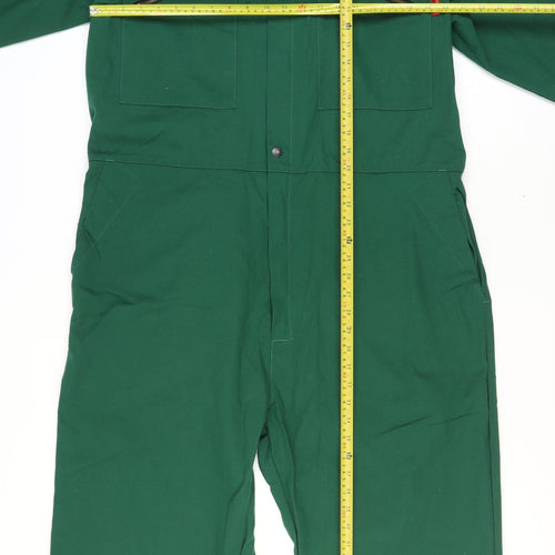 Trojan Men's Green Cargo Workwear Trousers L Regular Fit