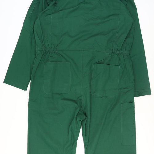 Trojan Men's Green Cargo Workwear Trousers L Regular Fit