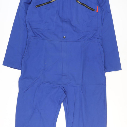 Trojan Men's Blue Workwear Cargo Trousers M Regular Fit