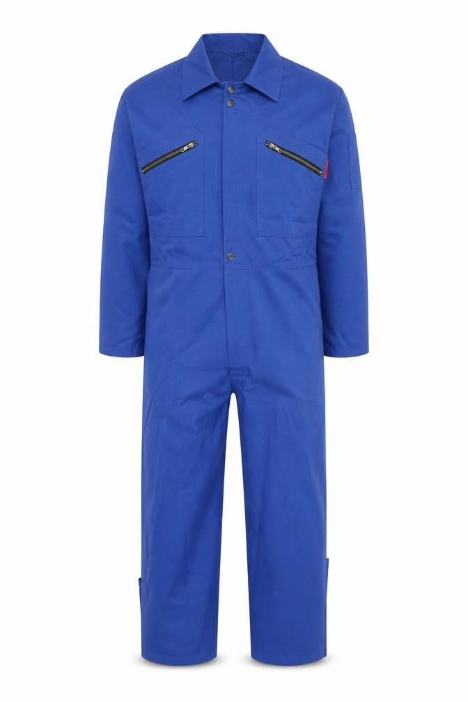 Front view of Trojan Men's Blue Workwear Cargo Trousers M Regular Fit