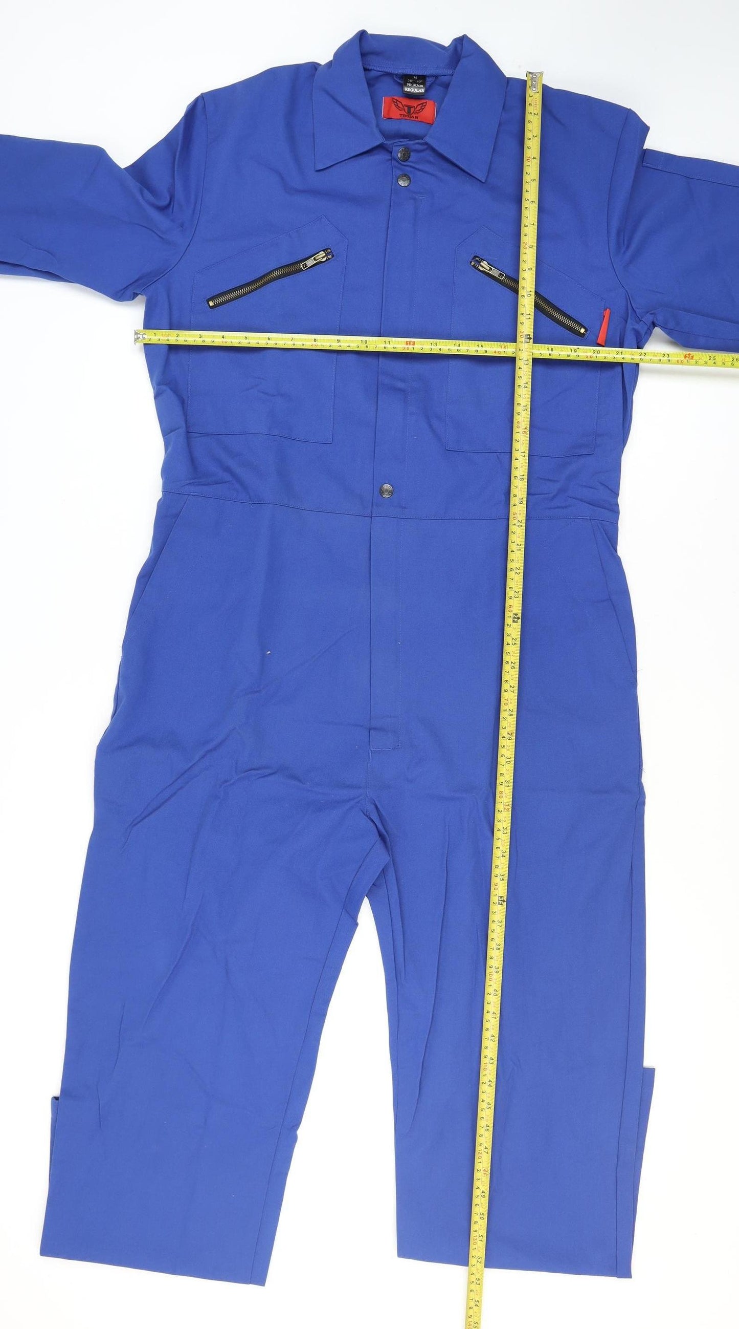 Trojan Men's Blue Workwear Cargo Trousers M Regular Fit