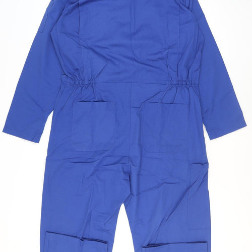 Trojan Men's Blue Workwear Cargo Trousers M Regular Fit